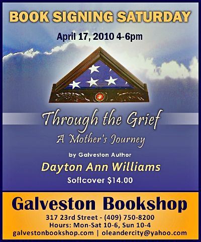 Upcoming book signing with Dayton Ann Williams.